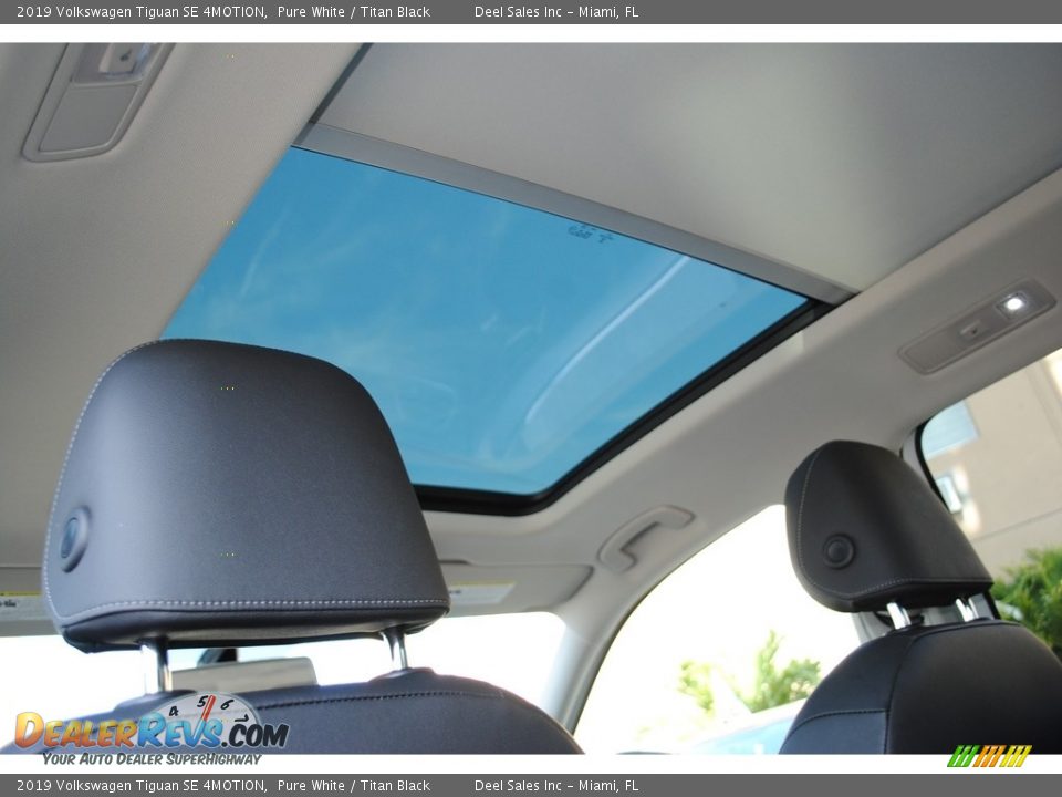 2019 Volkswagen Tiguan SE 4MOTION Pure White / Titan Black Photo #13