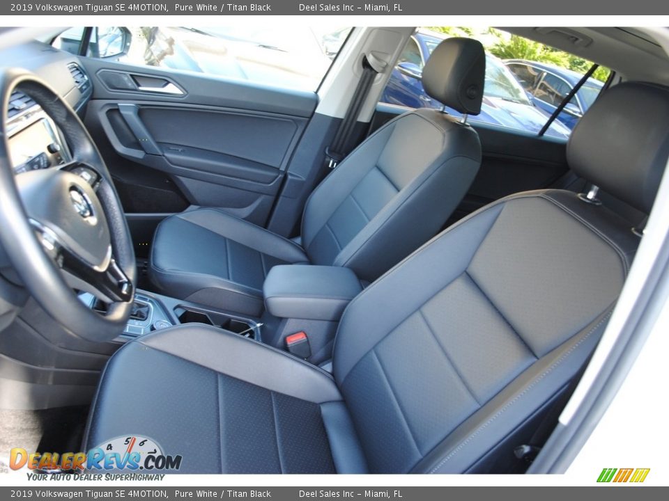 2019 Volkswagen Tiguan SE 4MOTION Pure White / Titan Black Photo #14