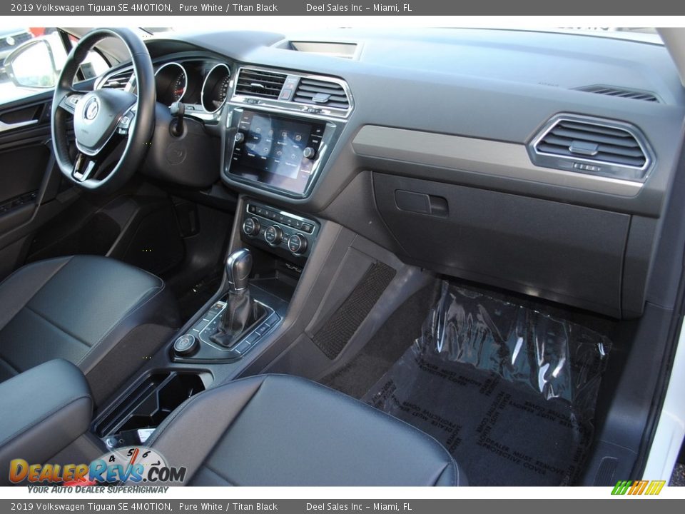 2019 Volkswagen Tiguan SE 4MOTION Pure White / Titan Black Photo #18