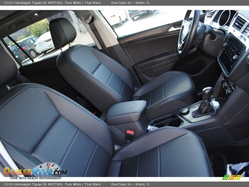 2019 Volkswagen Tiguan SE 4MOTION Pure White / Titan Black Photo #19