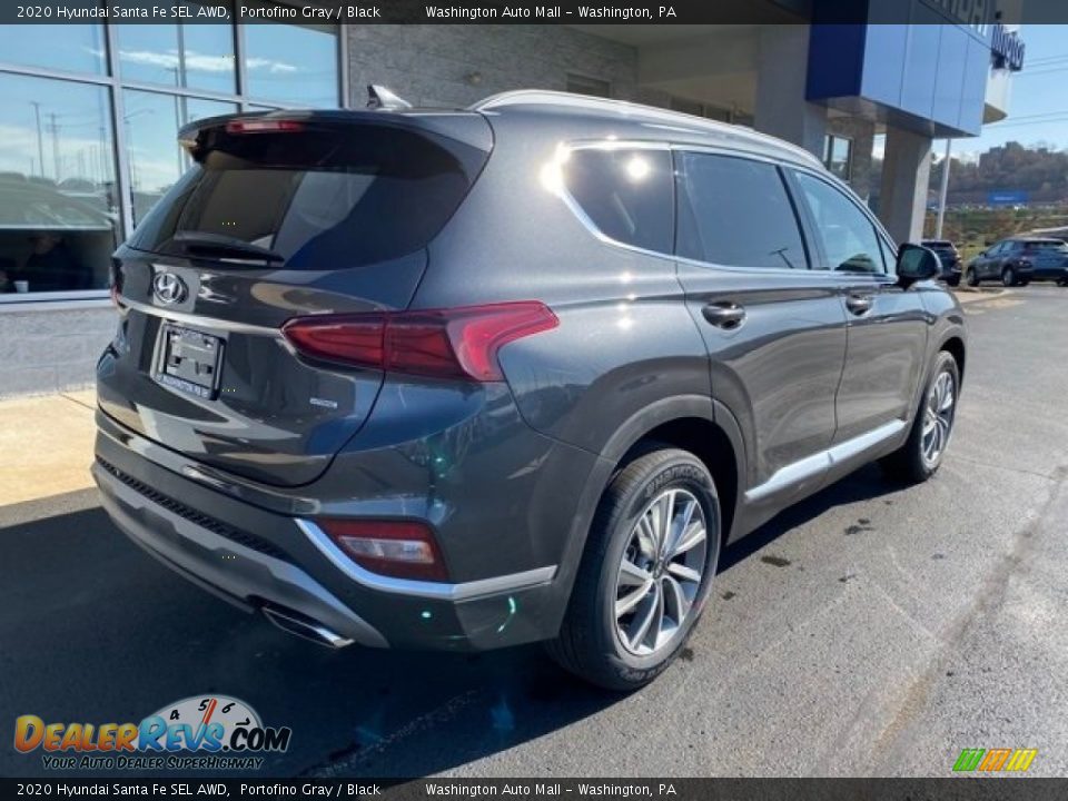 2020 Hyundai Santa Fe SEL AWD Portofino Gray / Black Photo #4