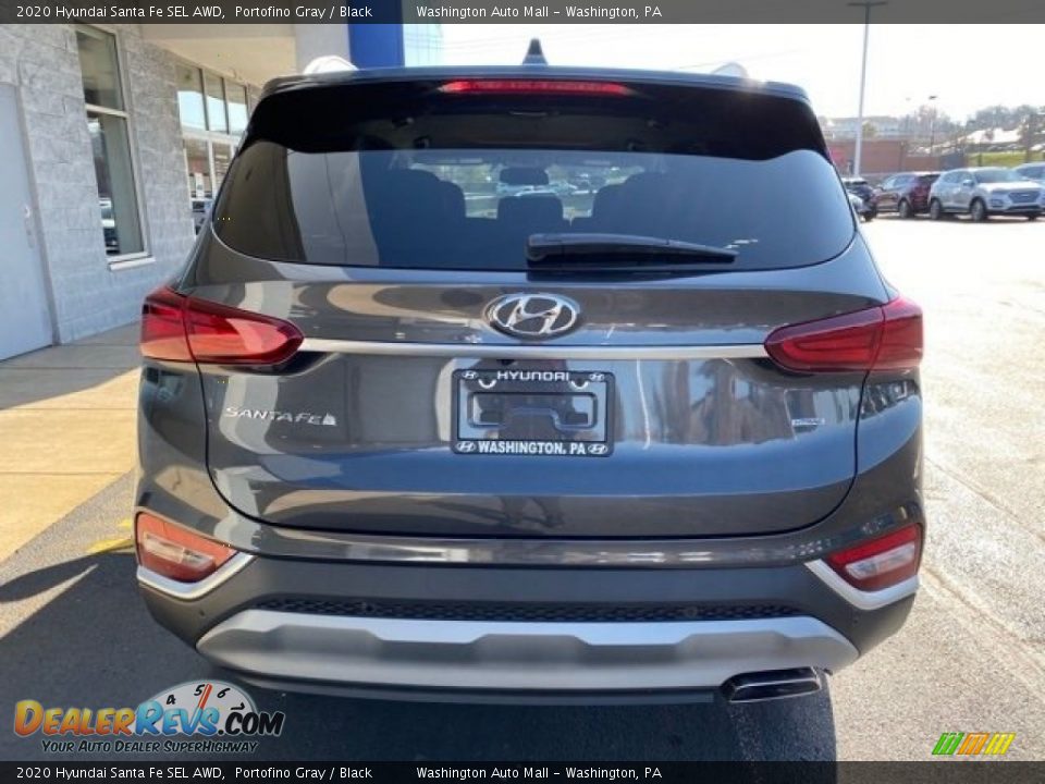 2020 Hyundai Santa Fe SEL AWD Portofino Gray / Black Photo #5