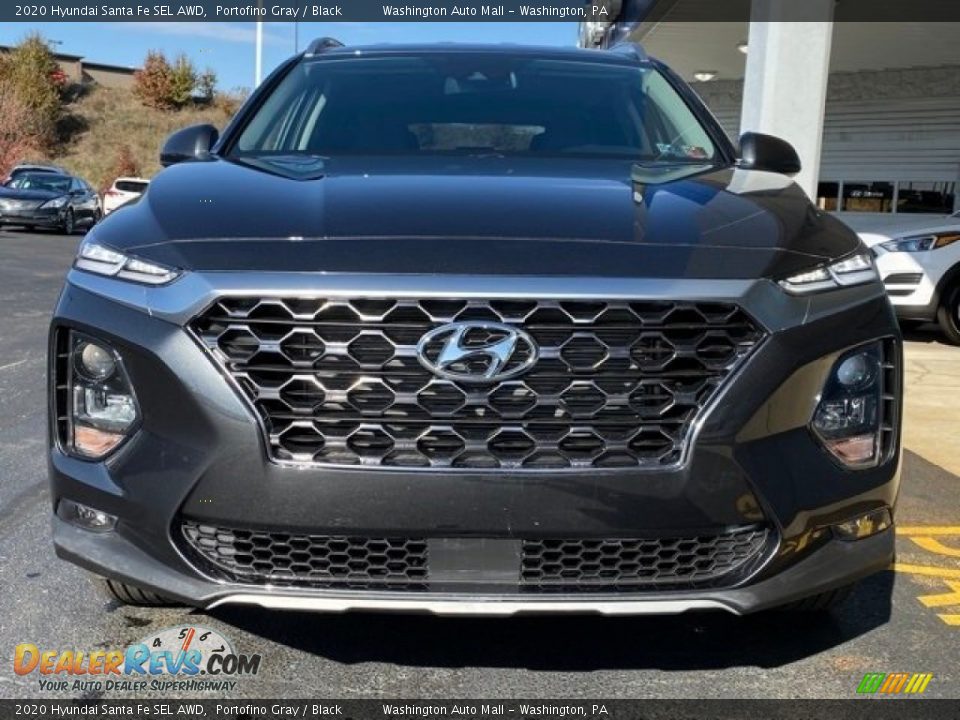 2020 Hyundai Santa Fe SEL AWD Portofino Gray / Black Photo #8