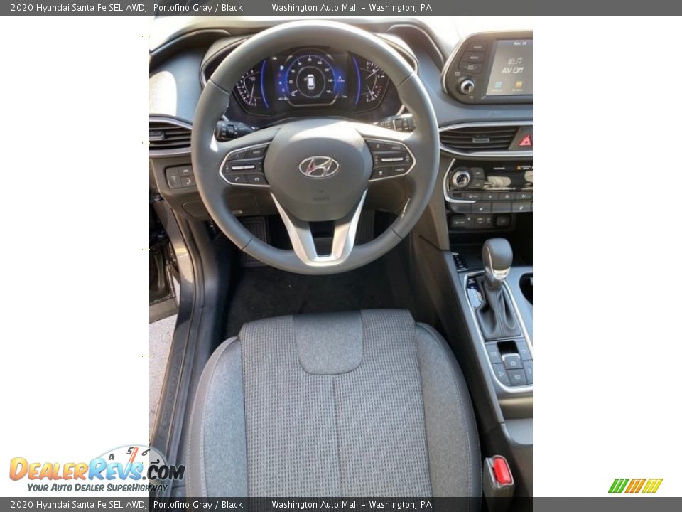 2020 Hyundai Santa Fe SEL AWD Portofino Gray / Black Photo #14