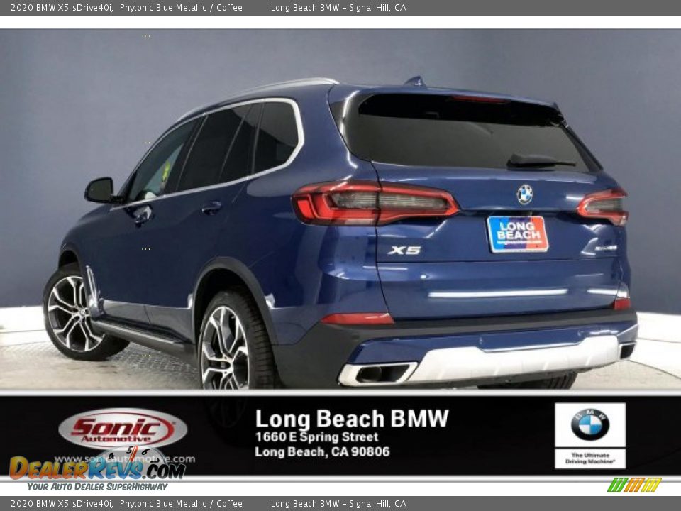 2020 BMW X5 sDrive40i Phytonic Blue Metallic / Coffee Photo #2