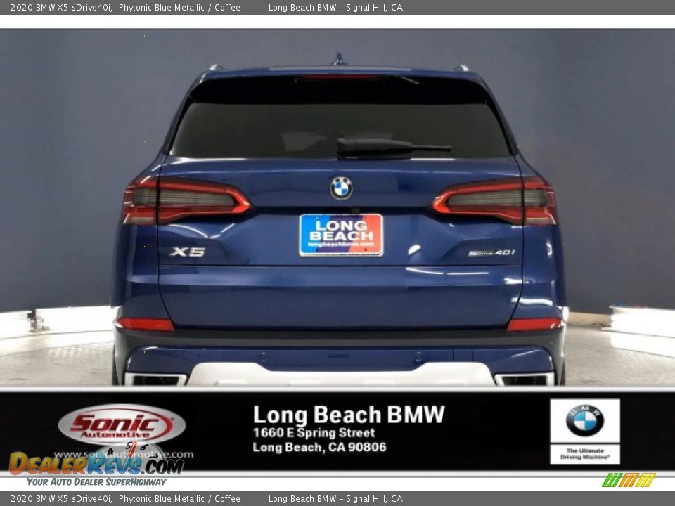 2020 BMW X5 sDrive40i Phytonic Blue Metallic / Coffee Photo #3