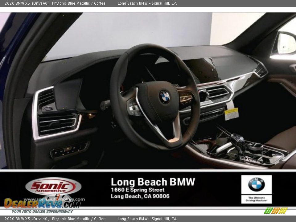 2020 BMW X5 sDrive40i Phytonic Blue Metallic / Coffee Photo #4