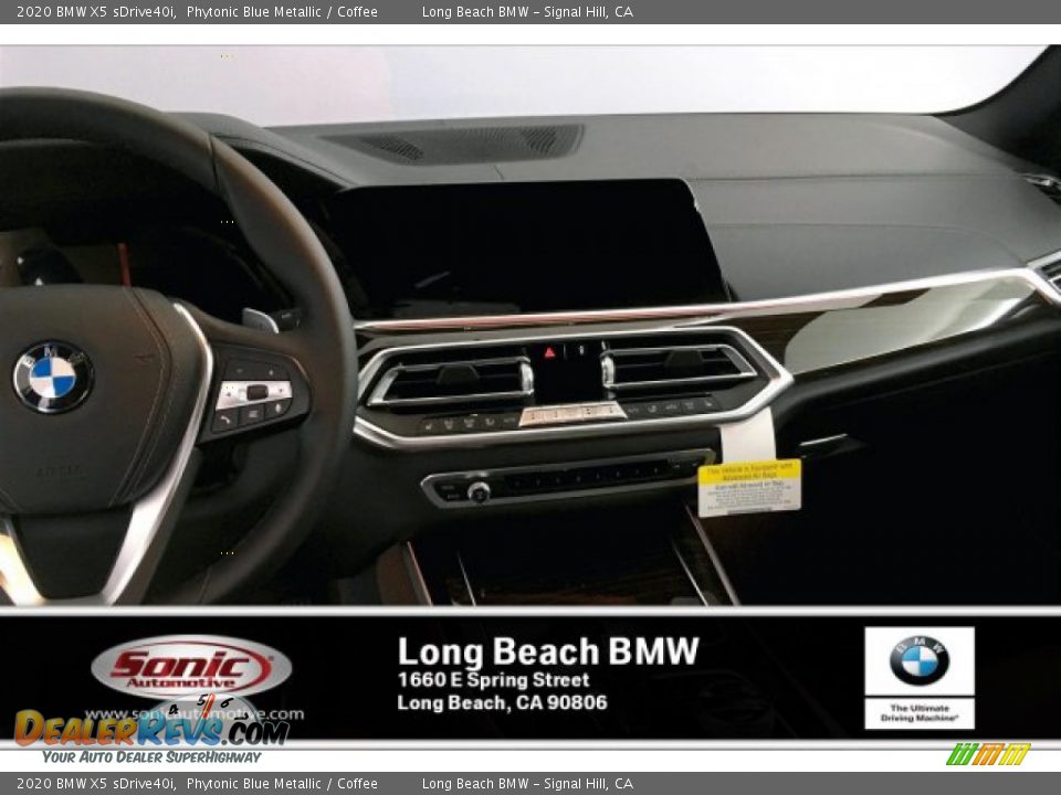 2020 BMW X5 sDrive40i Phytonic Blue Metallic / Coffee Photo #5