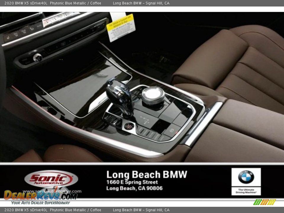 2020 BMW X5 sDrive40i Phytonic Blue Metallic / Coffee Photo #6