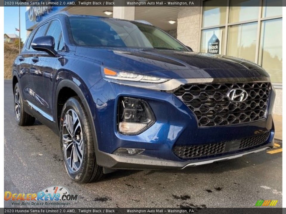 2020 Hyundai Santa Fe Limited 2.0 AWD Twilight Black / Black Photo #1
