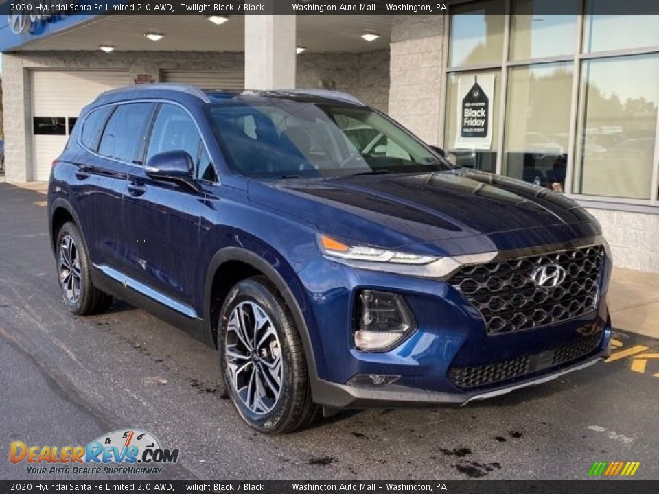 Front 3/4 View of 2020 Hyundai Santa Fe Limited 2.0 AWD Photo #2