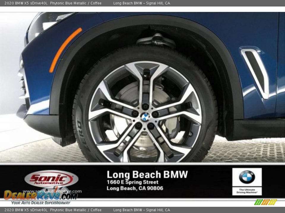 2020 BMW X5 sDrive40i Phytonic Blue Metallic / Coffee Photo #9