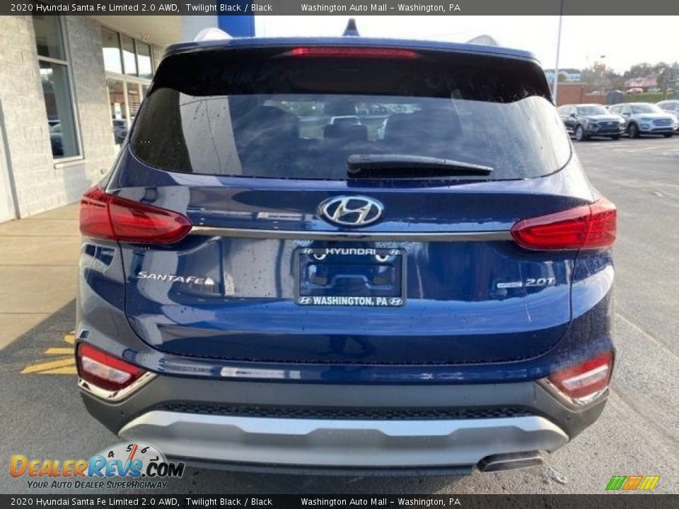 2020 Hyundai Santa Fe Limited 2.0 AWD Twilight Black / Black Photo #5