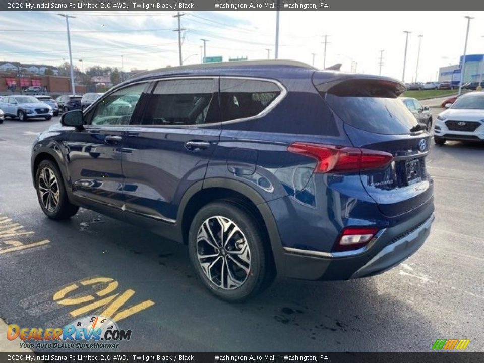 2020 Hyundai Santa Fe Limited 2.0 AWD Twilight Black / Black Photo #6