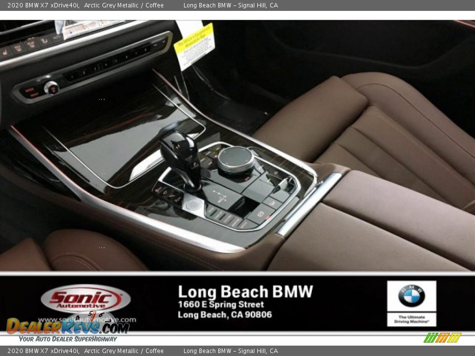 2020 BMW X7 xDrive40i Arctic Grey Metallic / Coffee Photo #6