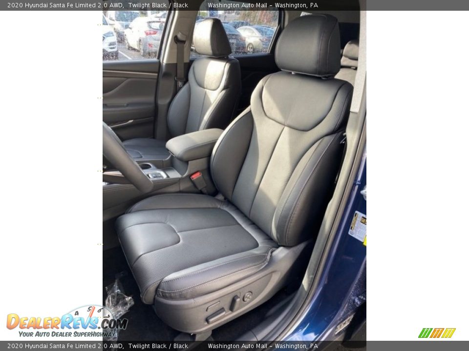 2020 Hyundai Santa Fe Limited 2.0 AWD Twilight Black / Black Photo #15