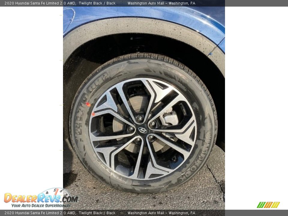 2020 Hyundai Santa Fe Limited 2.0 AWD Twilight Black / Black Photo #34