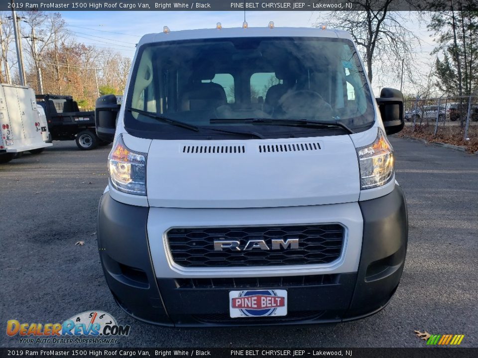 2019 Ram ProMaster 1500 High Roof Cargo Van Bright White / Black Photo #2