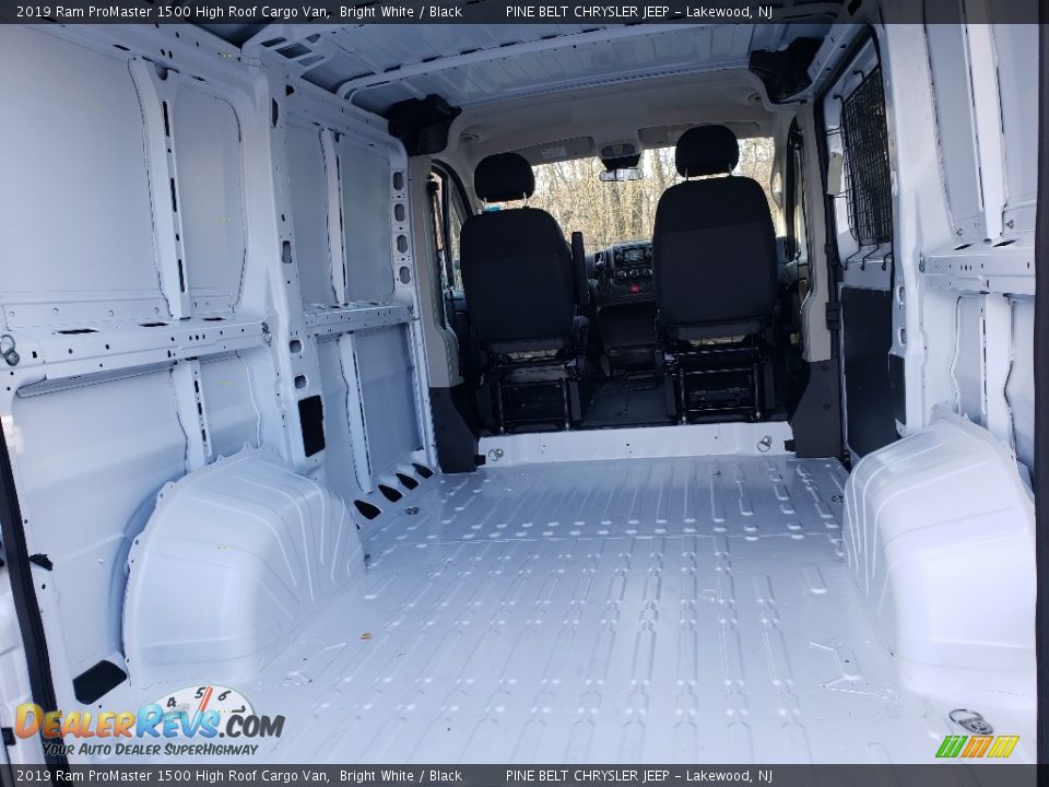 2019 Ram ProMaster 1500 High Roof Cargo Van Bright White / Black Photo #6