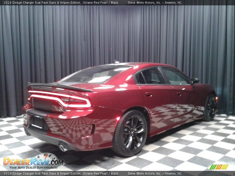 2019 Dodge Charger Scat Pack Stars & Stripes Edition Octane Red Pearl / Black Photo #6