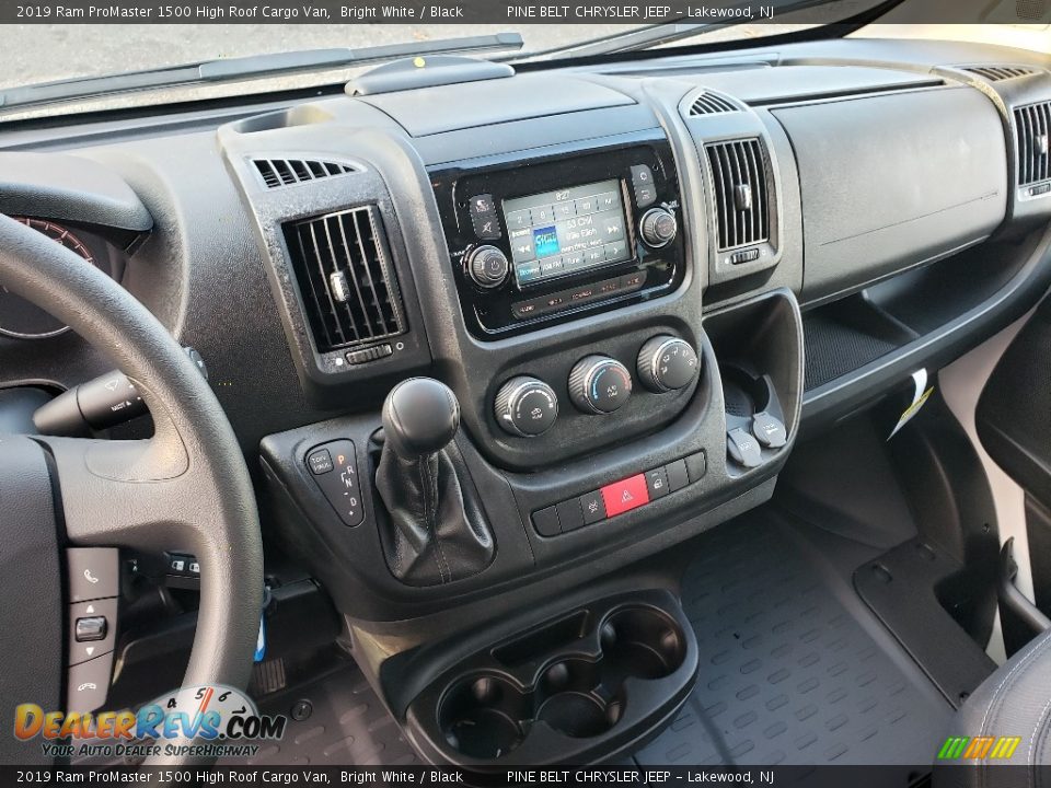 2019 Ram ProMaster 1500 High Roof Cargo Van Bright White / Black Photo #10