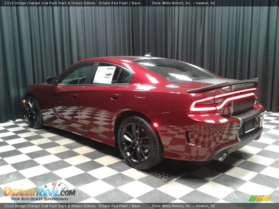 2019 Dodge Charger Scat Pack Stars & Stripes Edition Octane Red Pearl / Black Photo #8
