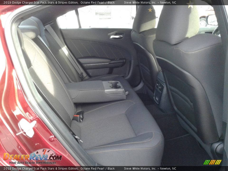 Rear Seat of 2019 Dodge Charger Scat Pack Stars & Stripes Edition Photo #13