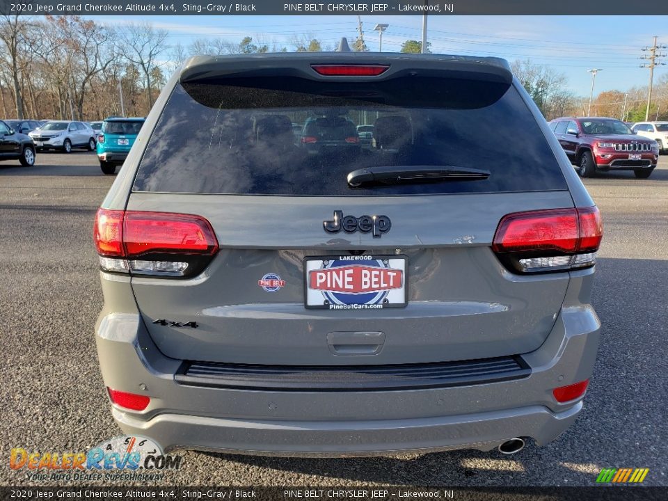 2020 Jeep Grand Cherokee Altitude 4x4 Sting-Gray / Black Photo #7