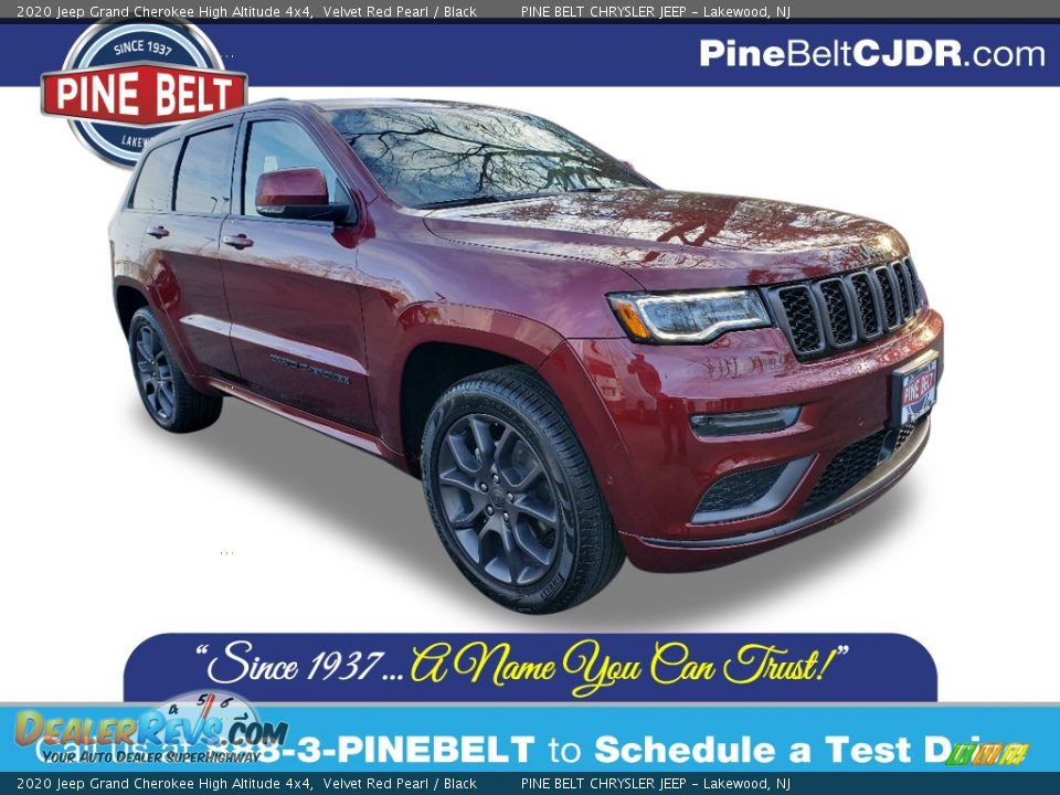 2020 Jeep Grand Cherokee High Altitude 4x4 Velvet Red Pearl / Black Photo #1