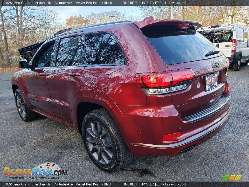 2020 Jeep Grand Cherokee High Altitude 4x4 Velvet Red Pearl / Black Photo #4