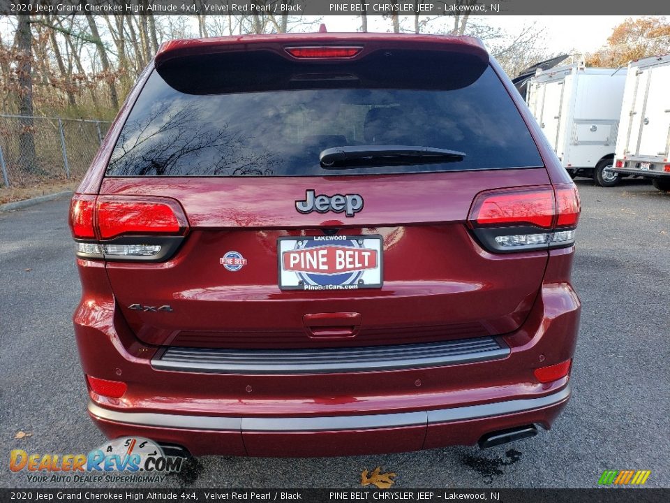 2020 Jeep Grand Cherokee High Altitude 4x4 Velvet Red Pearl / Black Photo #5