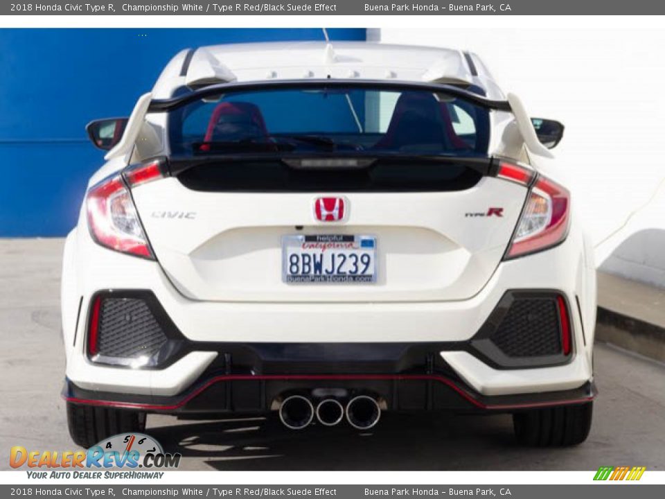 2018 Honda Civic Type R Championship White / Type R Red/Black Suede Effect Photo #9