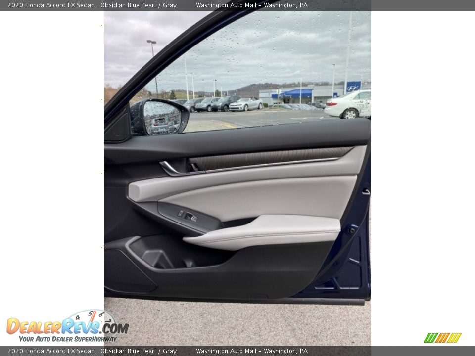 2020 Honda Accord EX Sedan Obsidian Blue Pearl / Gray Photo #25