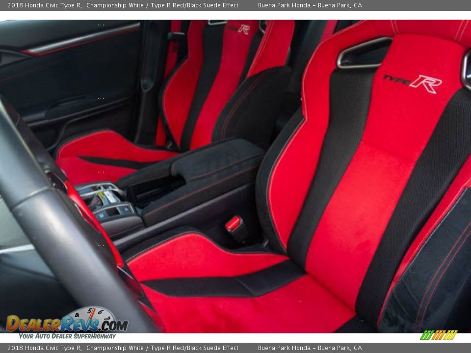 2018 Honda Civic Type R Championship White / Type R Red/Black Suede Effect Photo #18