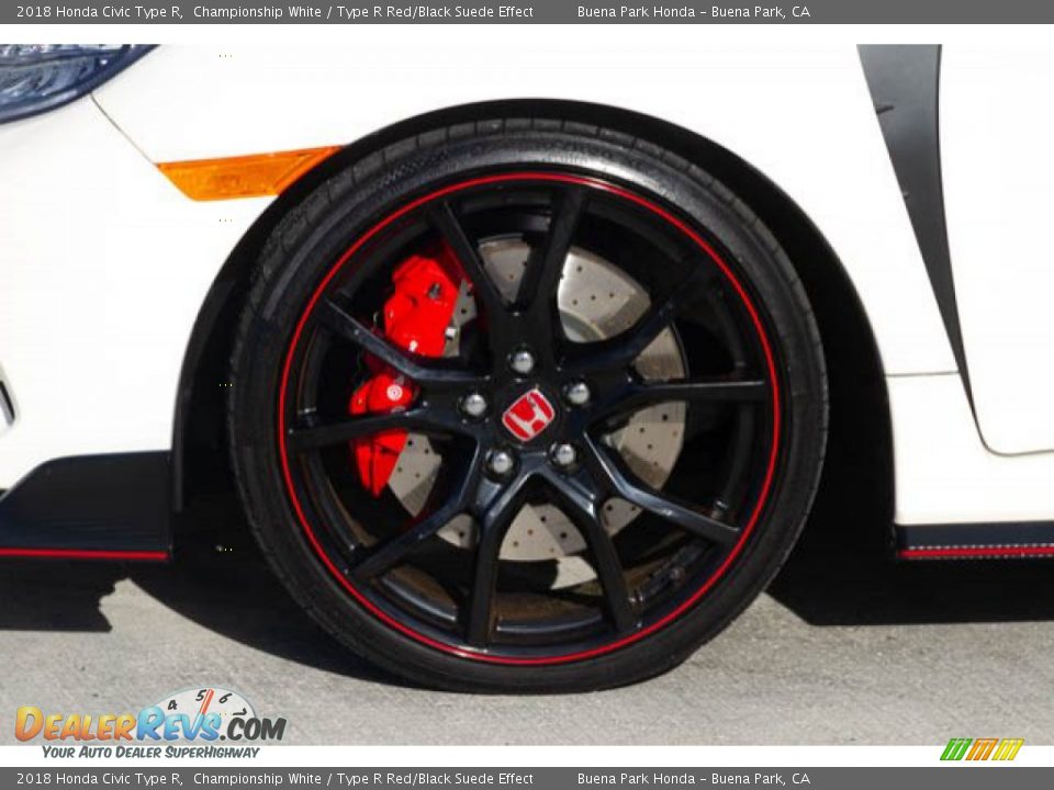 2018 Honda Civic Type R Championship White / Type R Red/Black Suede Effect Photo #36