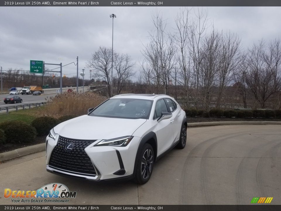2019 Lexus UX 250h AWD Eminent White Pearl / Birch Photo #1