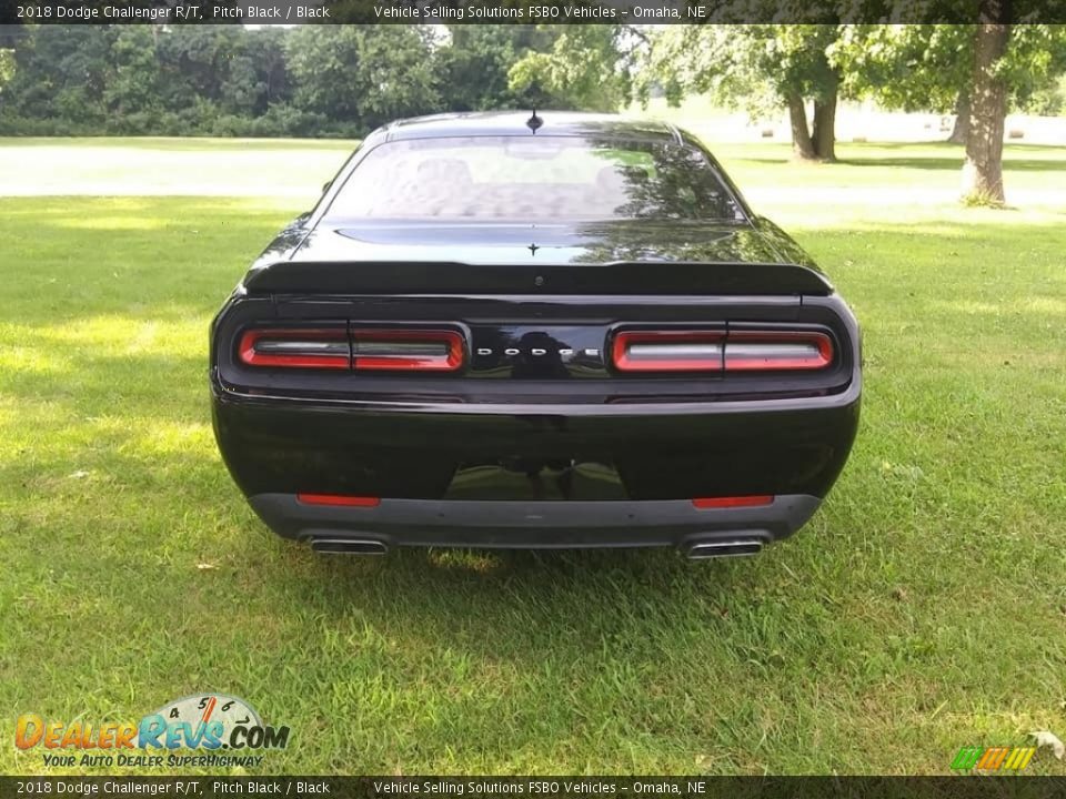 2018 Dodge Challenger R/T Pitch Black / Black Photo #7