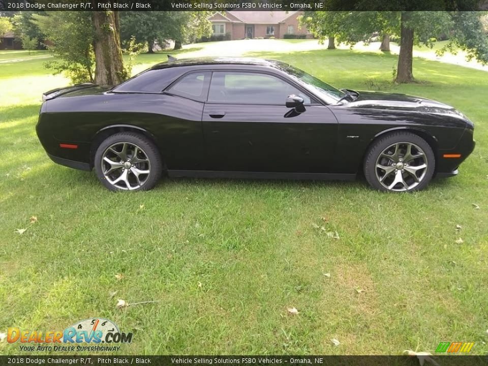 2018 Dodge Challenger R/T Pitch Black / Black Photo #11