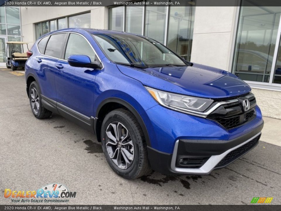 Front 3/4 View of 2020 Honda CR-V EX AWD Photo #2