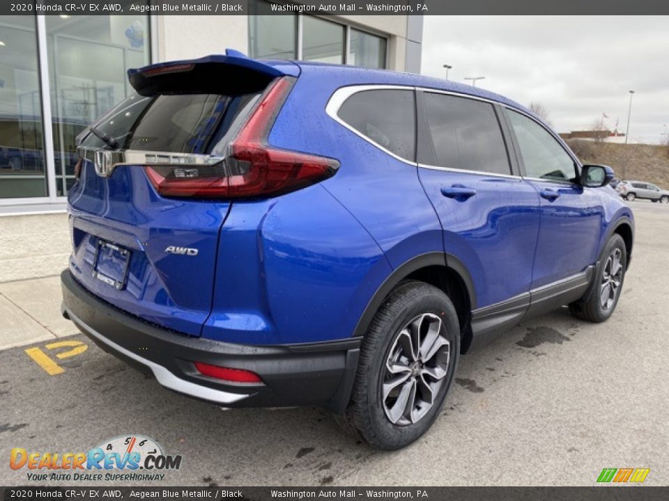 2020 Honda CR-V EX AWD Aegean Blue Metallic / Black Photo #7