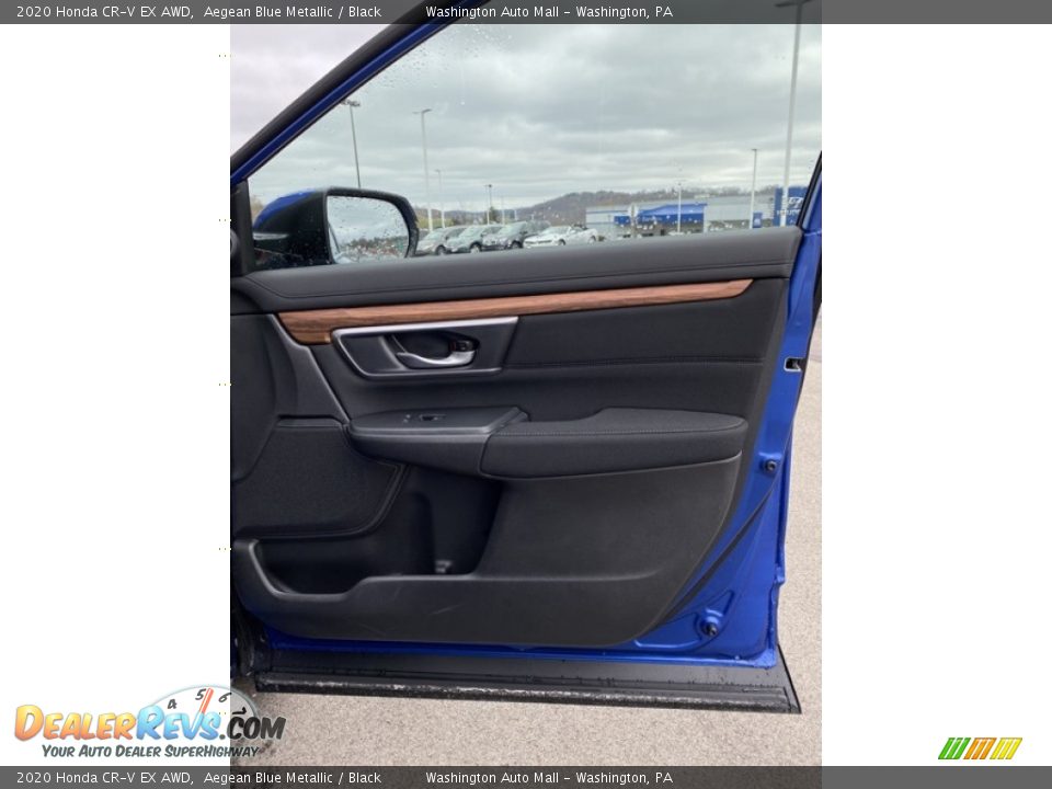 2020 Honda CR-V EX AWD Aegean Blue Metallic / Black Photo #26