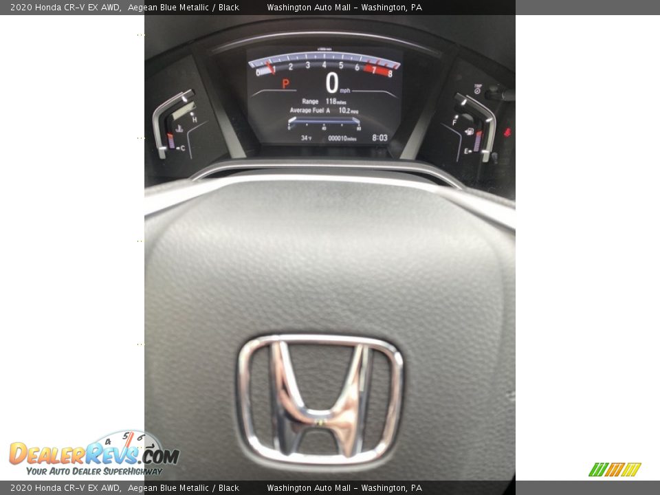 2020 Honda CR-V EX AWD Aegean Blue Metallic / Black Photo #31