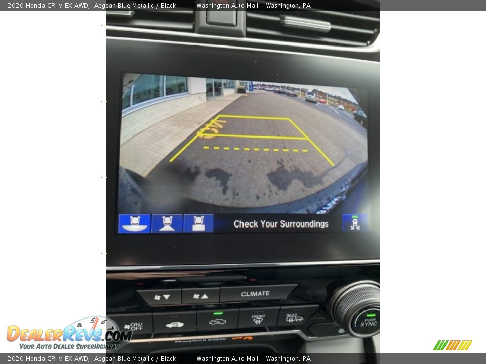 2020 Honda CR-V EX AWD Aegean Blue Metallic / Black Photo #33