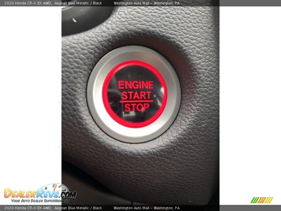 2020 Honda CR-V EX AWD Aegean Blue Metallic / Black Photo #36
