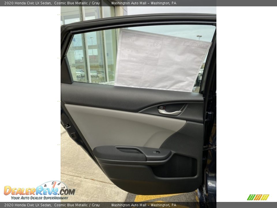 Door Panel of 2020 Honda Civic LX Sedan Photo #16