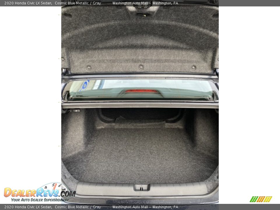 2020 Honda Civic LX Sedan Cosmic Blue Metallic / Gray Photo #21