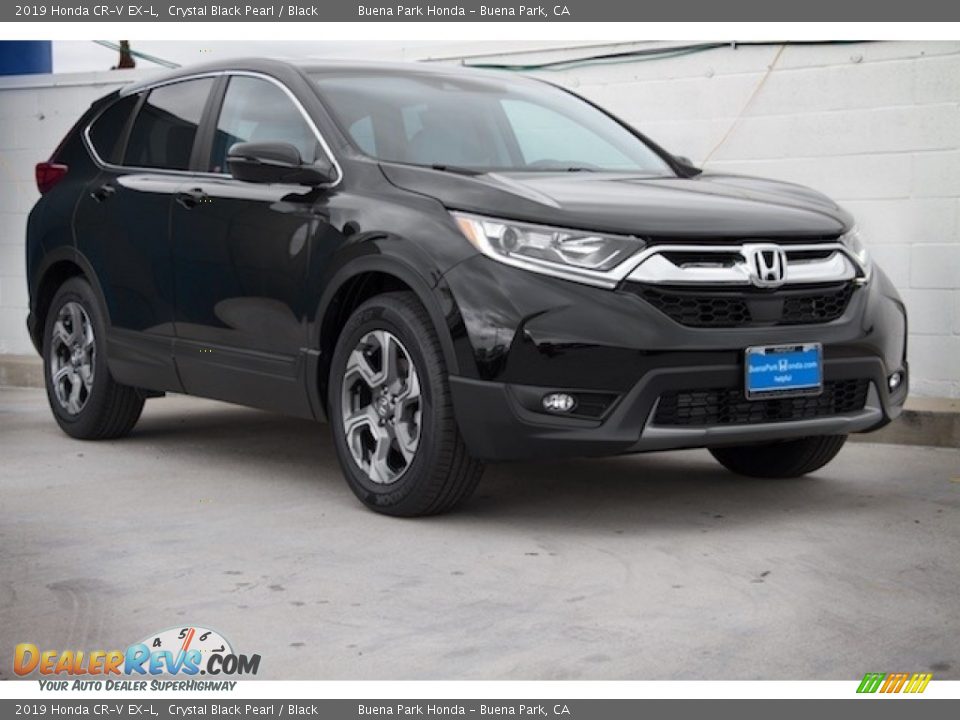 2019 Honda CR-V EX-L Crystal Black Pearl / Black Photo #1