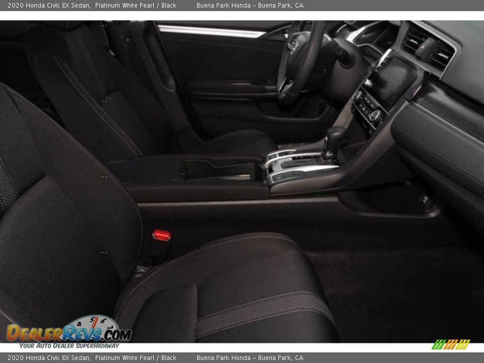 2020 Honda Civic EX Sedan Platinum White Pearl / Black Photo #31