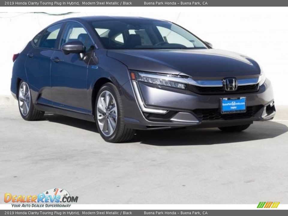 2019 Honda Clarity Touring Plug In Hybrid Modern Steel Metallic / Black Photo #1