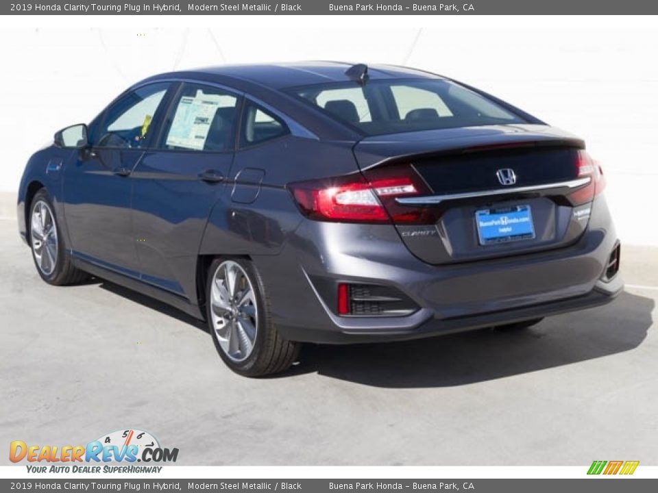 2019 Honda Clarity Touring Plug In Hybrid Modern Steel Metallic / Black Photo #2